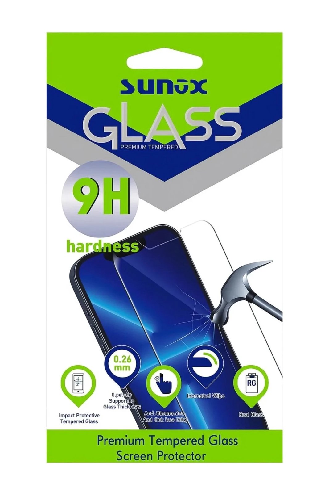 Sunix Samsung Galaxy A70 Ekran Koruyucu Cam (Şeffaf)