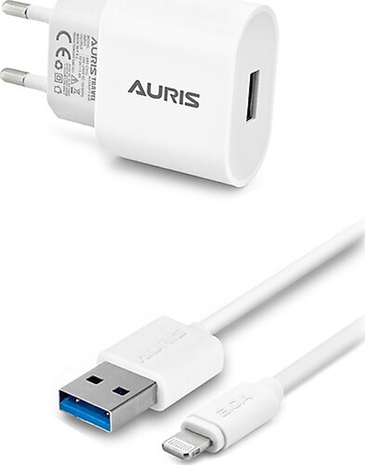 Auris ARS-CH12 10 W Lightning Kablolu Hızlı Şarj Aleti İphone uyumlu